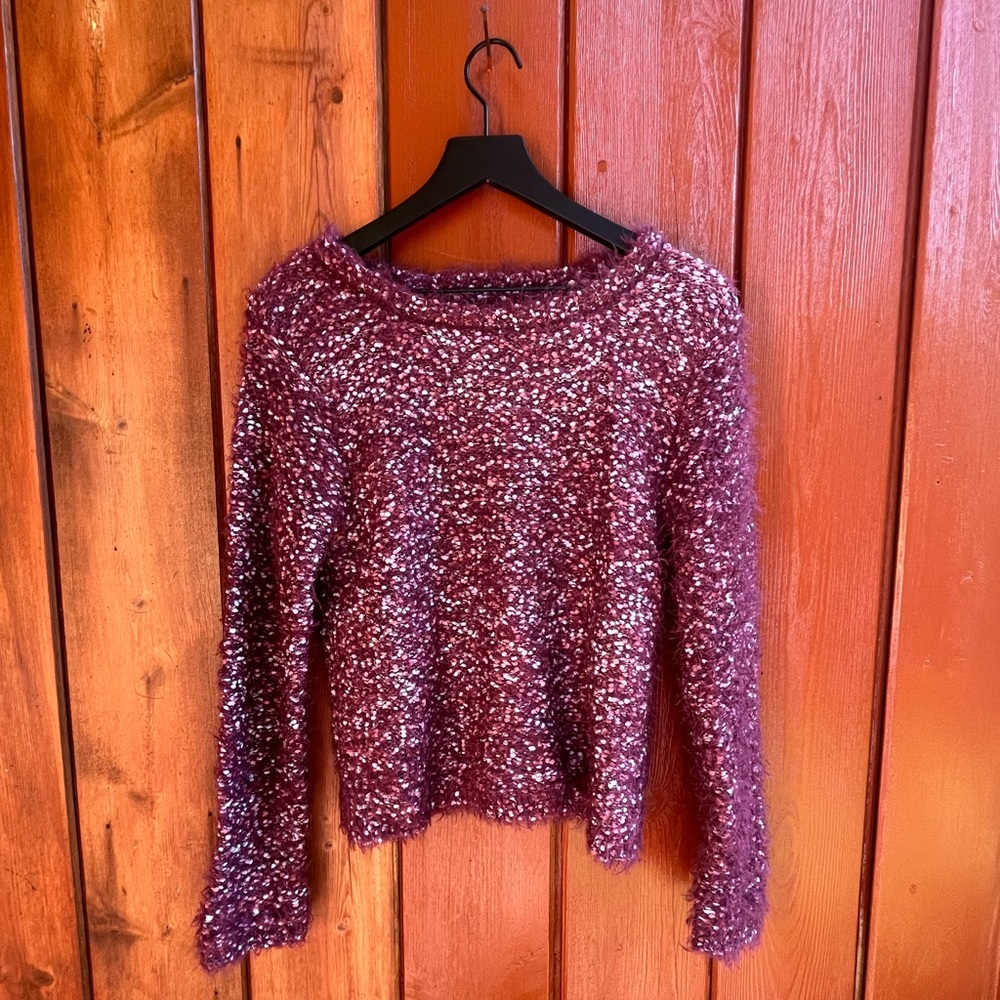 Wild Fable|Mauve Multicolor Knit Pullover